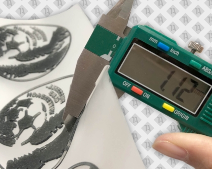 3D Applikation in schwarz