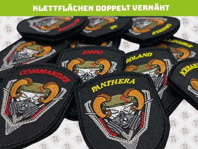 Paintball Patches - wasserdicht und robust.