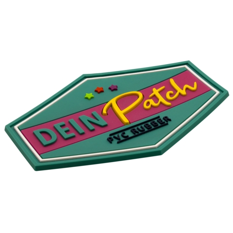 Beispielaufnäher/Veredelung, Rubber/PVC/Gummi, DEIN PATCH - Bild 2