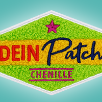 Patch Aufnäher Chenille konturgeschnitten