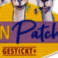 Standard-Ausführung der Aufnäher / Patches gestickt+