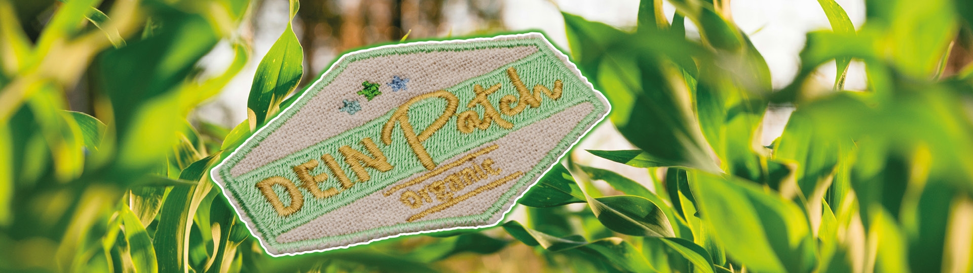 Organic-Aufnäher aus Bio-Baumwolle - Patches mit besonderem Charm