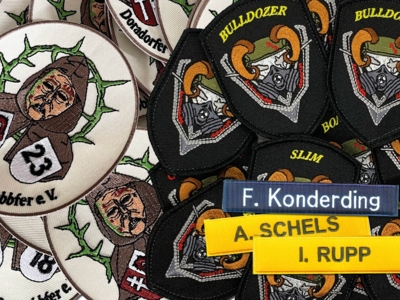Persönlicher Patch mit Ihrem Namen zum Aufnähen.