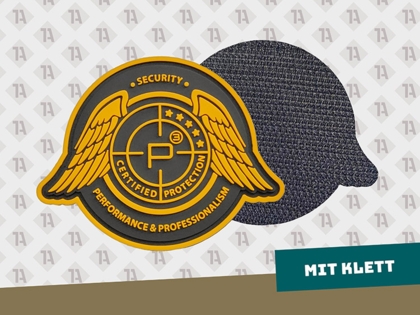 Patch Aufnäher PVC Rubber mit Klett