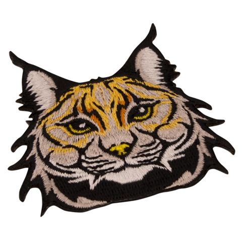 Aufnäher / Patch, gestickt, Luchskopf - Bild 2