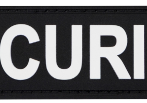 Aufnäher / Patch, Gummi/Rubber, Security - Bild 1