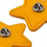Schmetterlingsverschluss (Butterfly) für Aufnäher