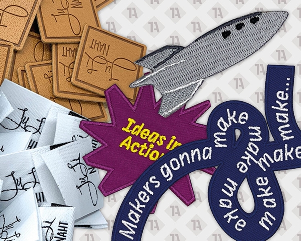 Patches und Aufnäher individuell mit Motiv gestickt gedruckt gewebt Chenille 1A Patch ideas in Action Labels Rakete