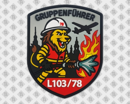 PVC Rubber Patch Aufnäher Wappen 2D