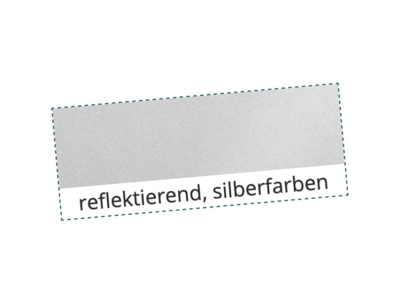 Farbmuster eines reflektierenden Hintergrundes der als Palette dargestellt ist