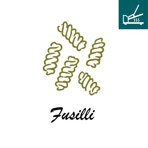 DTF / Textildruck / Bügelbild, Fusili, 40x67 mm, für Baumwolle - Bild 1