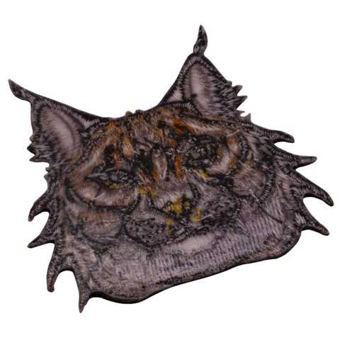 Aufnäher / Patch, gestickt, Luchskopf - Bild 4