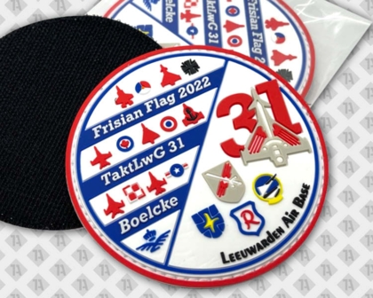 PVC Aufnäher Patch Laserschnitt Bundeswehr bunt Air Base