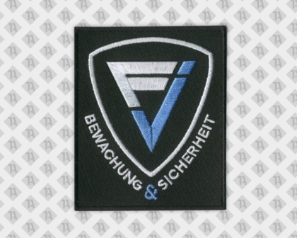 Patch Aufnäher gestickt mit gesticktem Rand Bewachung & Sicherheit Sicherheitsdienste Security