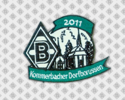 Gestickter Patch Aufnäher Badge Abzeichen Kontur Borussia Mönchengladbach Fanclub Vereine