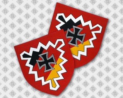 Konturgeschnittener gewebter Aufnäher Patch Laserschnitt Bundeswehr Deutschland