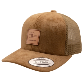 FLEXFIT Cap Suede Leather Trucker - Bild 1
