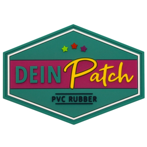 Beispielaufnäher/Veredelung, Rubber/PVC/Gummi, DEIN PATCH - Bild 1