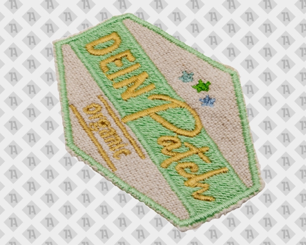 Patch mit Boullionstickerei