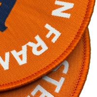 Gewebter Patch-Aufnäher mit Kettelrand – Feine Details & hochwertige Verarbeitung für Vereine