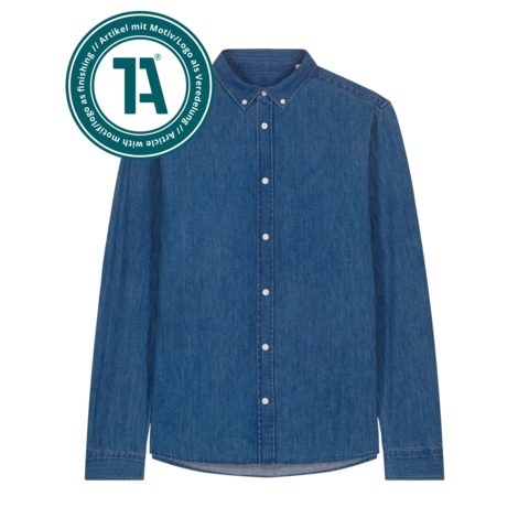 Stanley/Stella Jeanshemd Stanley Denim Shirt - Bild 1
