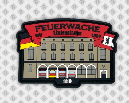 Patch PVC Rubber Feuerwache Linienstraße Berlin Feuerwehr