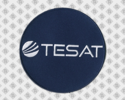 Gestickter runder Patch Aufnäher mit gesticktem Rand