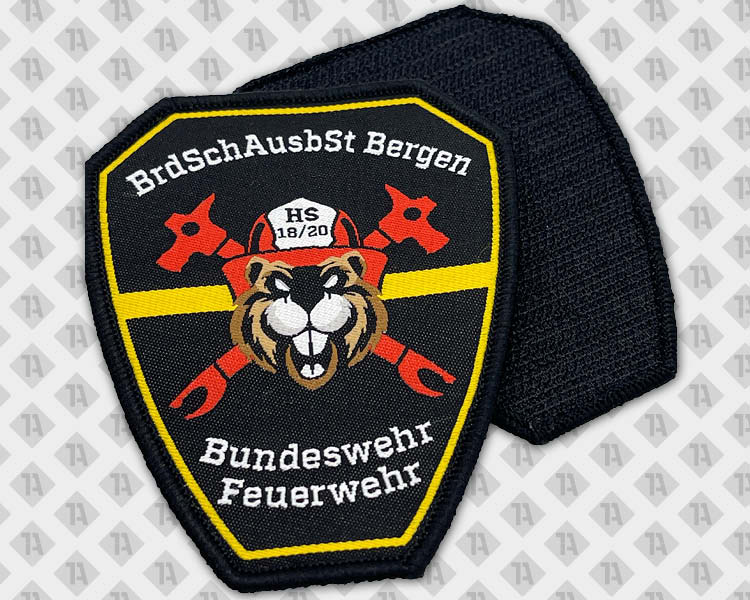 Patch BW Blutgruppe selbst gestalten Aufnäher Flecktarn Bundeswehr #31640