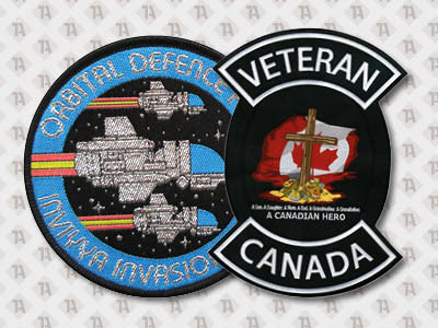 Bundeswehr Patch gewebt und gestickt mit Metallic Garn freie Form Rangabzeichen