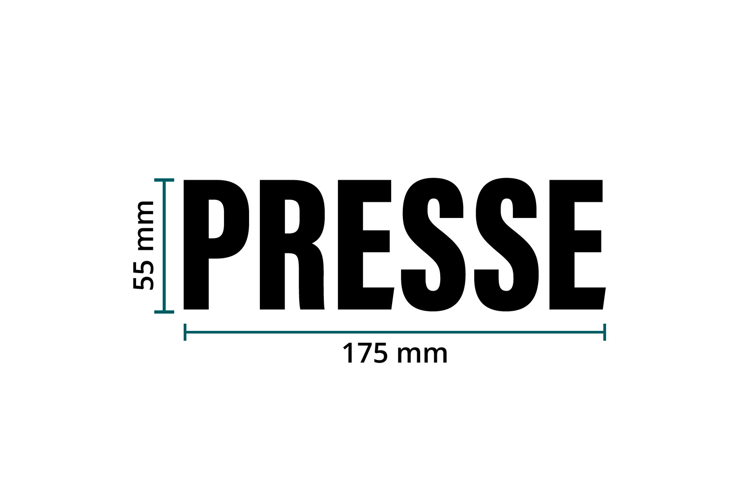 DTF / Textildruck / Bügelbild, PRESSE - Größentabelle / Sizechart